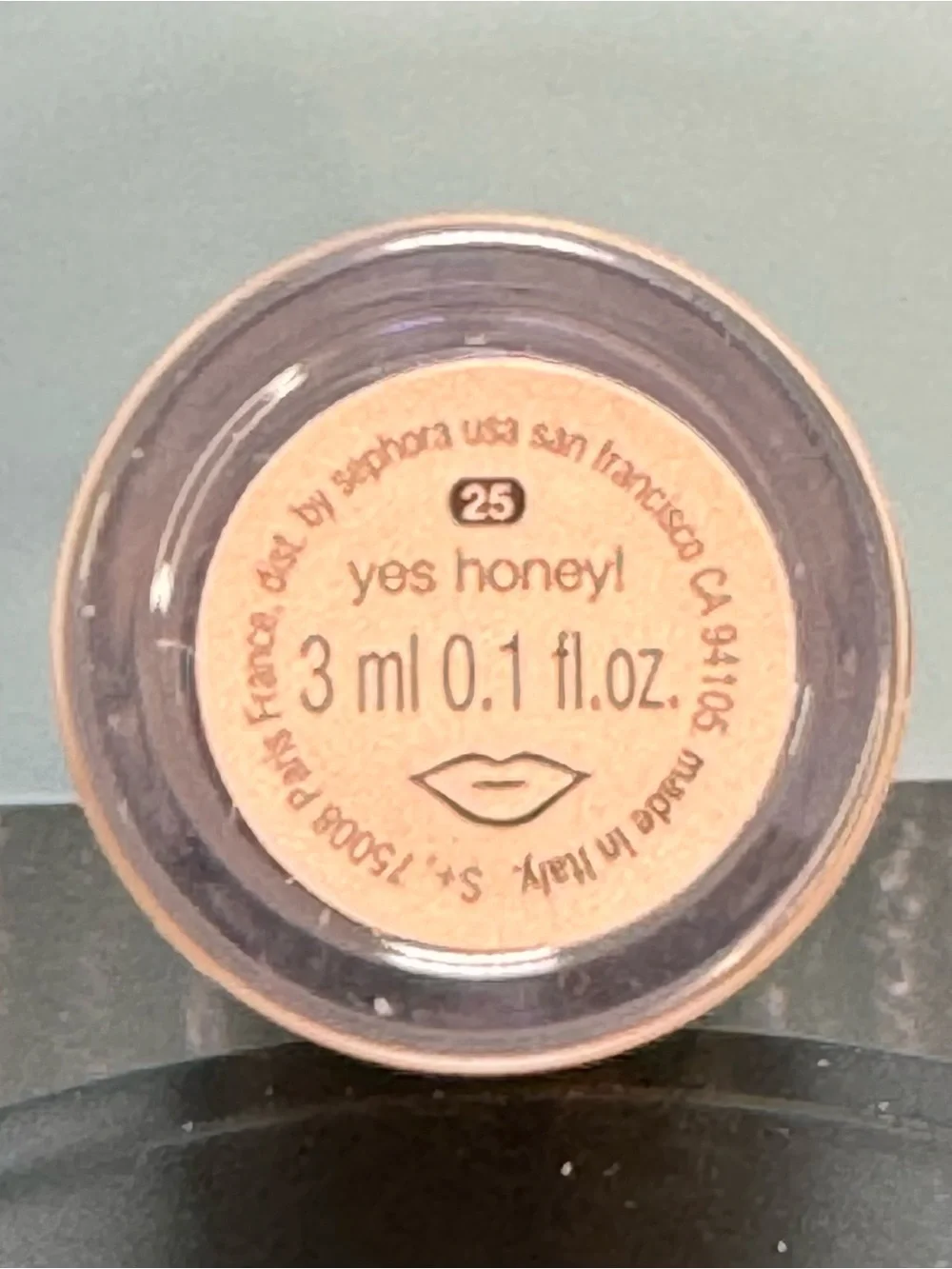 Sephora Glossed Hydrating Long Wear Lip Gloss (25 Yes Honey!) NEW 0.16 oz / 5 ml